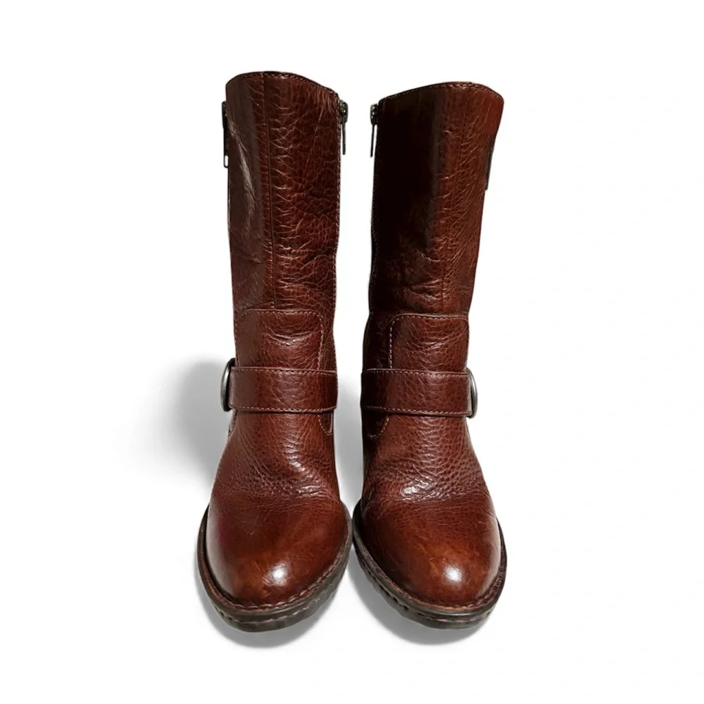 Born Women’s Camryn Leather Moto Boots - size 7 - Picture 4 of 9